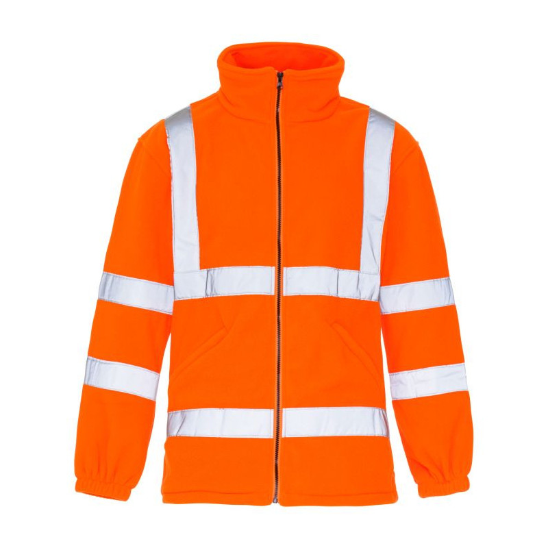 H44 38081-7-300 ORANGE HI VIZ FLEECE
