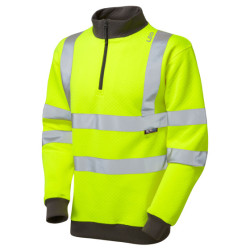 SS01 BRYNSWORTHY Leo EcoViz 1/4 Zip Sweatshirt