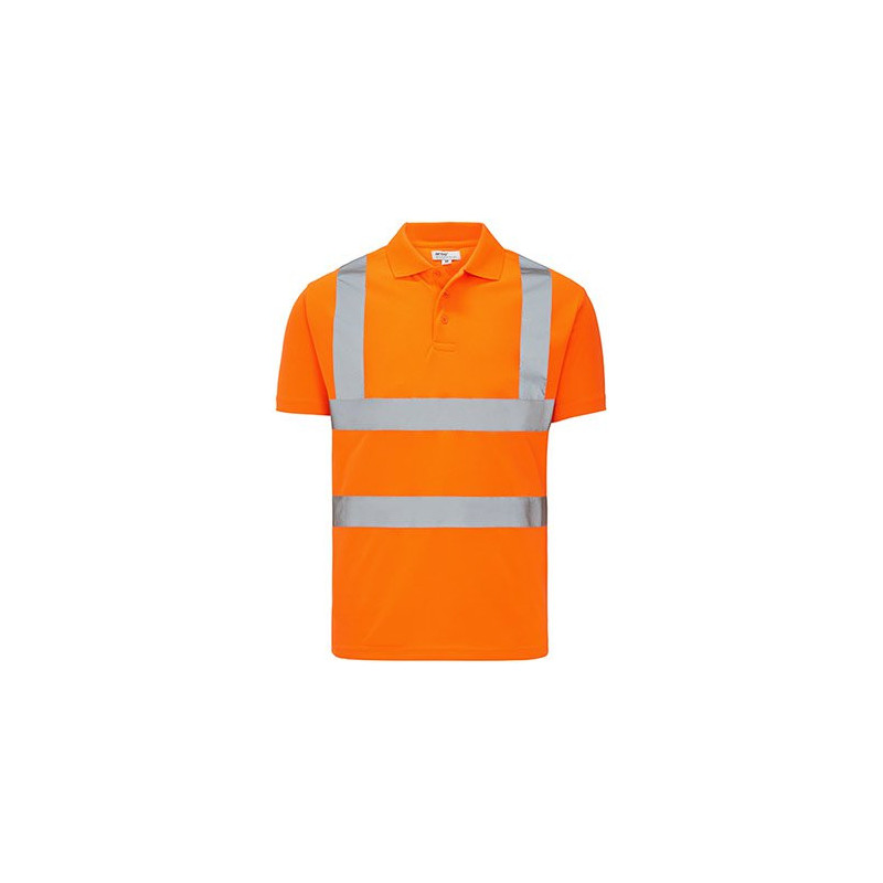 BRIGHTSKIN ORANGE HI VIZ POLO (CLEARANCE)