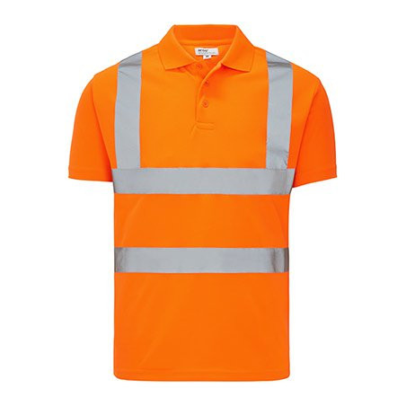 BRIGHTSKIN ORANGE HI VIZ POLO (CLEARANCE)