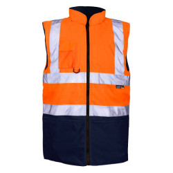 H110 Orange/Navy 2 Tone Bodywarmer