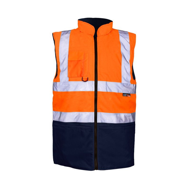 H110 Orange/Navy 2 Tone Bodywarmer