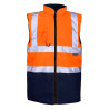 H110 Orange/Navy 2 Tone Bodywarmer