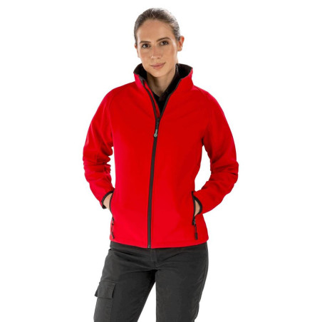R231F LADIES RESULT  PRINTABLE SOFTSHELL with RECYCLED fleece inner