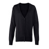 WHTPR697 LADIES BUTTON THROUGH KNITTED CARDIGAN