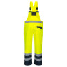 S488 Hi-Vis Breathable Contrast Rain Bib and Brace