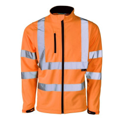 36S Hi Vis Orange Softshell Jacket