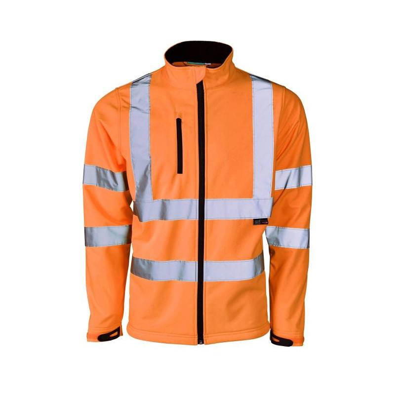 36S Hi Vis Orange Softshell Jacket