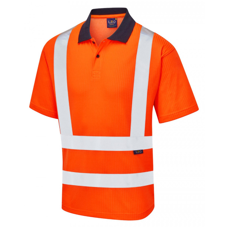 P01 Hi viz Short sleeve Polo Shirt