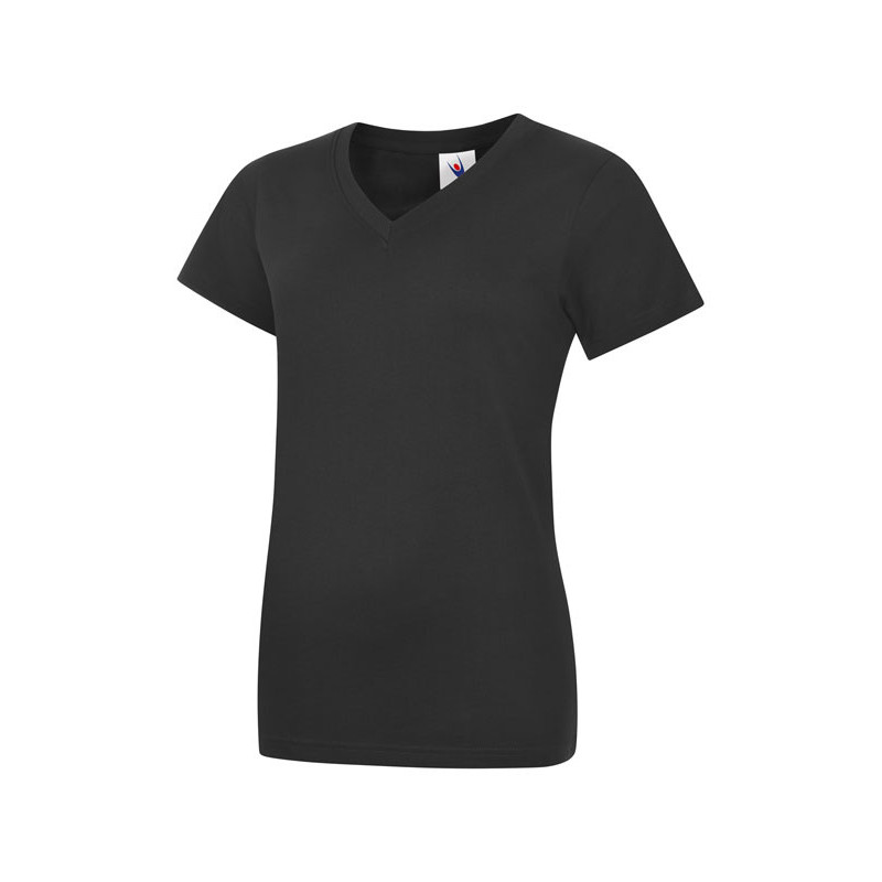 UC319 Ladies Classic V Neck TShirt