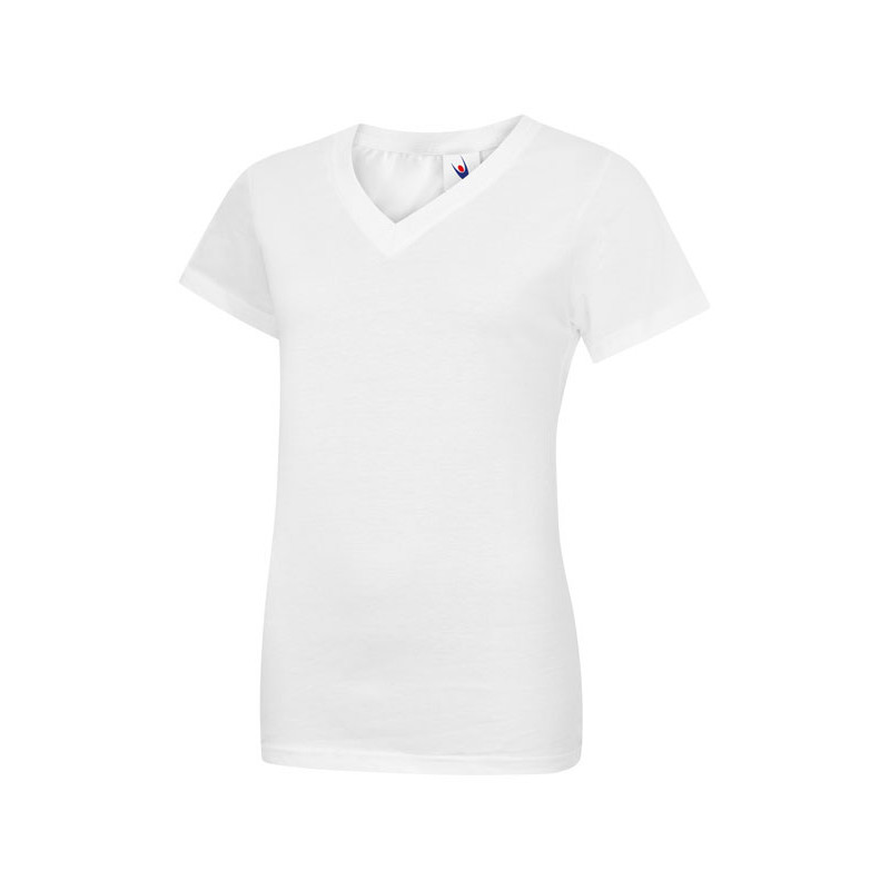 UC319 Ladies Classic V Neck TShirt