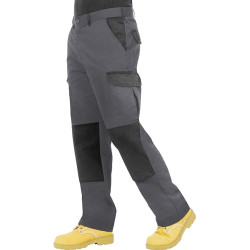6853 Graphite Grey and Black Work Trousers (Clearance)