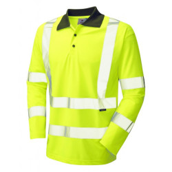 P06 Coolviz Long Sleeved Polo Shirt EcoViz