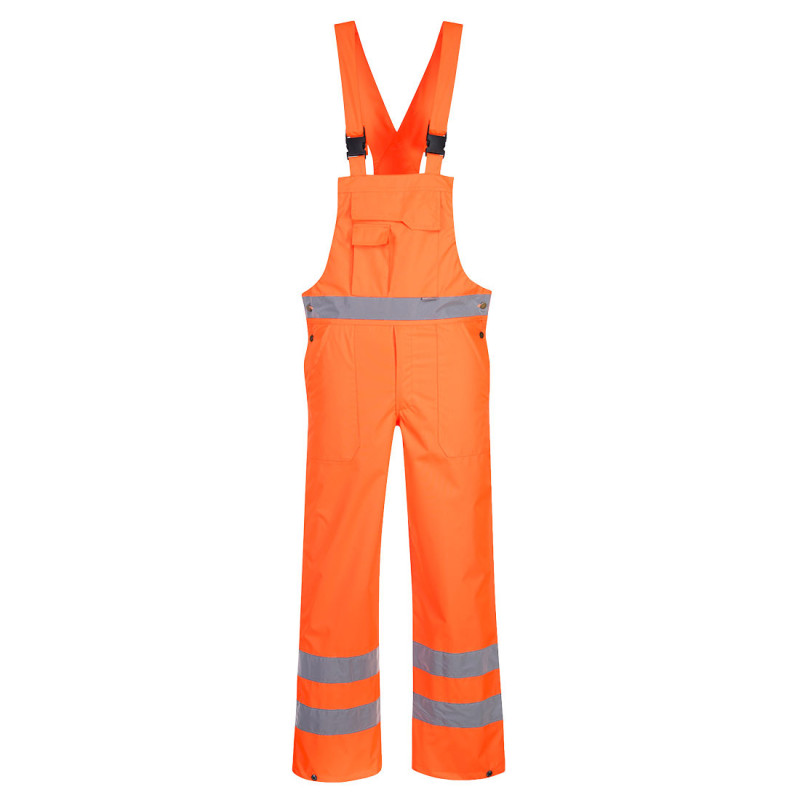S388 Hi-Vis Breathable Rain Bib and Brace