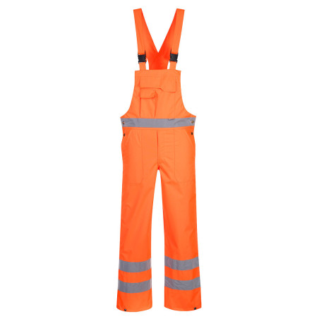 S388 Hi-Vis Breathable Rain Bib and Brace
