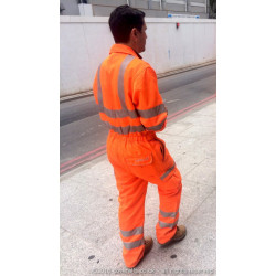 RT49 Hi-Vis Three Band Work Trousers