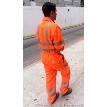 RT49 Hi-Vis Three Band Work Trousers