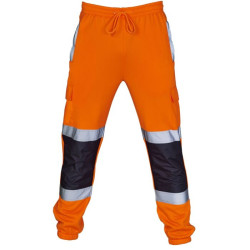 H111 Hi Vis Two Tone Jogging Bottoms (J9085)