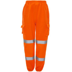 H71 Orange Hi Vis Jogging Bottoms