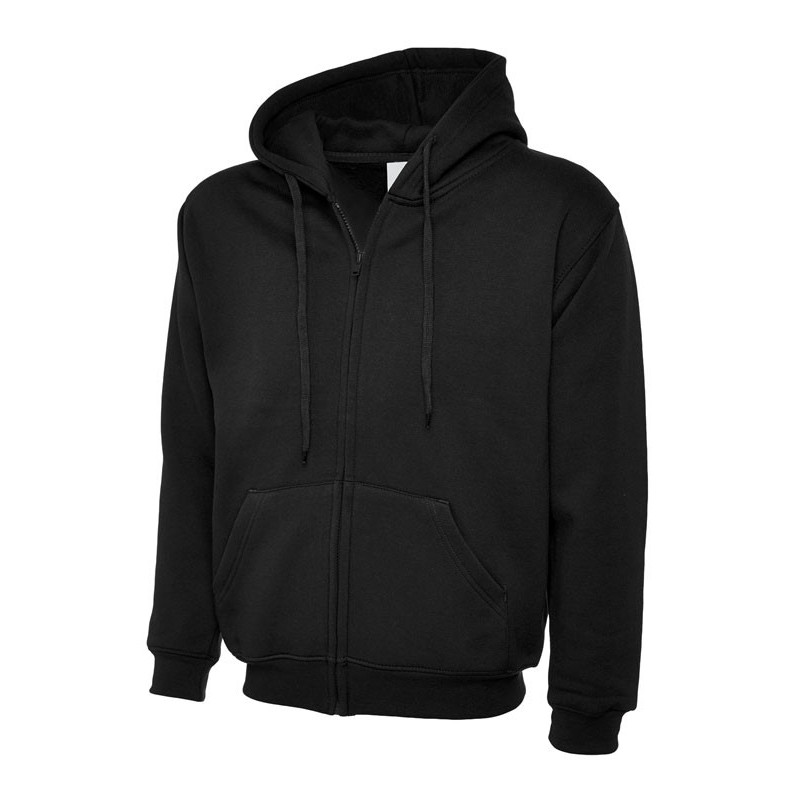 UC504 ADULTS CLASSIC FULL ZIP HOODED SWEATSHIRT