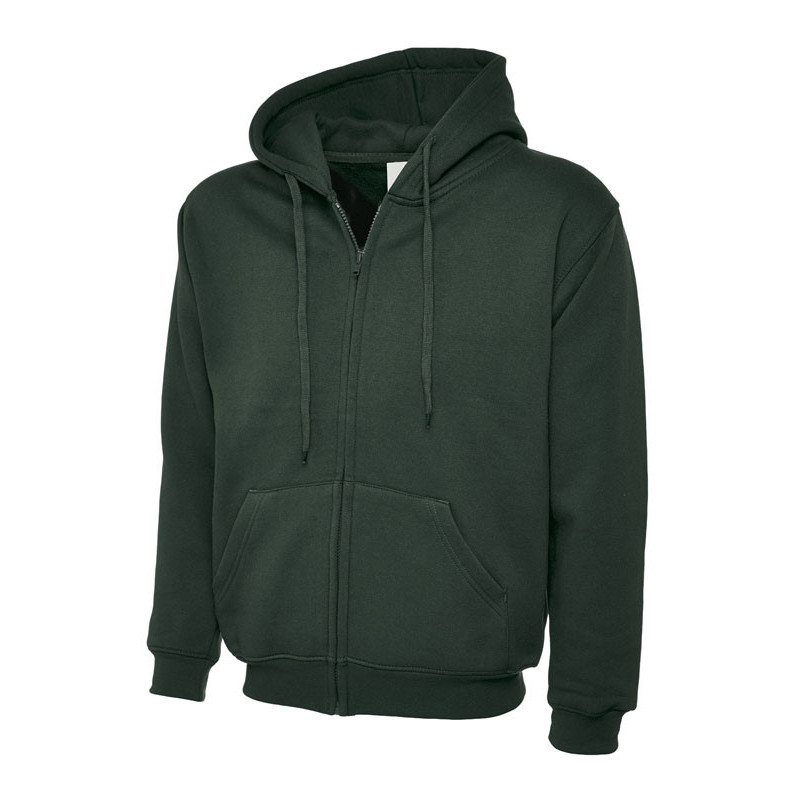 UC504 ADULTS CLASSIC FULL ZIP HOODED SWEATSHIRT