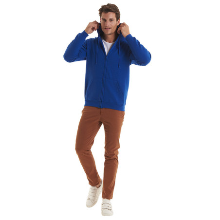 UC504 ADULTS CLASSIC FULL ZIP HOODED SWEATSHIRT