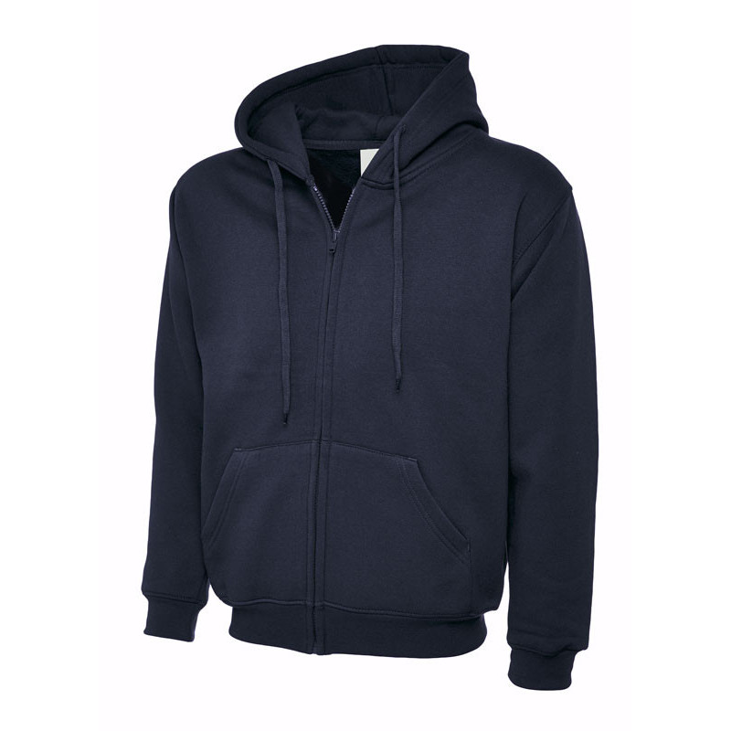 UC504 ADULTS CLASSIC FULL ZIP HOODED SWEATSHIRT
