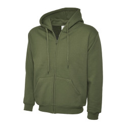 UC504 ADULTS CLASSIC FULL ZIP HOODED SWEATSHIRT