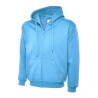 UC504 ADULTS CLASSIC FULL ZIP HOODED SWEATSHIRT