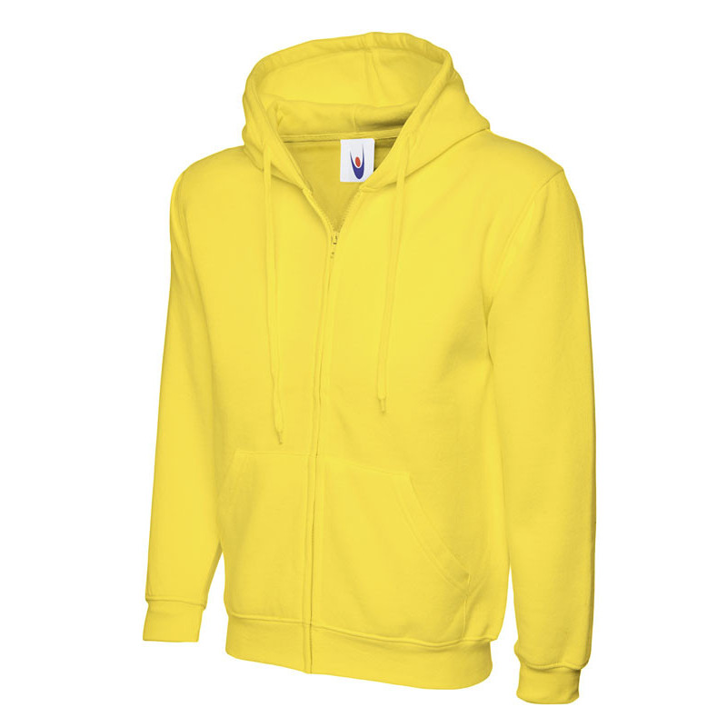 UC504 ADULTS CLASSIC FULL ZIP HOODED SWEATSHIRT