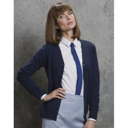 KK354 LADIES CLASSIC FIT ARUNDEL V-NECK LONG SLEEVE CARDIGAN