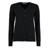 KK354 LADIES CLASSIC FIT ARUNDEL V-NECK LONG SLEEVE CARDIGAN